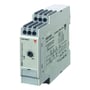 Carlo Gavazzi tidsrelæ med forsinket udkobling, set skråt med tidsvælgeren på fronten og tilslutningsklemmer øverst.