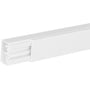 Hager Kabelkanal LF – Kanalbund med låg, 20 x 33 mm (LF 20035), perlehvid - 2 meter