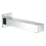 GROHE Universal Cube karudløb i krom med 170mm tud til indbygning på en hvid baggrund.