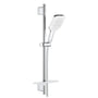 Grohe Rainshower Smartactive Cube 130 mm brusestangsæt, 600mm brusestang, Hvid