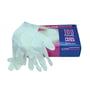 SuperTouch æske med 100 stk. pudrede latex engangshandsker til industrielt brug, str. M.
