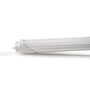 LEDlife SENS120M T8 LED-rør set fra siden med hvidt rørhus, ribbet lysflade og G13-ben.