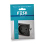 FESH SWITCH Curveline stikudtag med jord i koksgrå, vist i sin originale emballage med tydeligt FESH logo.