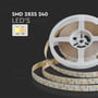 Teknisk oversigt over V-TAC LED strip med 240 SMD 2835 LED's per meter, vist med 5 meter rulle.