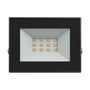 SpectrumLED 10W LED-projektør set lige forfra med sorte kanter og synlige lysdioder i reflektoren.