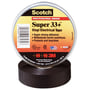 3M - Scotch Super 33+ tape, PVC, 19 mm, sort - 6 meter