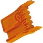 Winsta ledningslære til Midi i orange plast, med Wago logo præget på siden og savtakket kant.