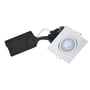 Uni Install Slave indbygningsspot med dæmpbar LED-pære, 5W / 430lm / 38° / 2700K / >80Ra / , GU10 (230V), firkantet, hvid (mat) – Nordtronic