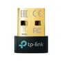 TP-Link UB600 nano USB-adapter set forfra med guldfarvet USB-stik og sort hus med TP-Link-logo.