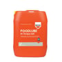 Stor orange Rocol Foodlube Hi-Torque 460 beholder på 20 liter med hvidt logo og tekst, egnet til fødevareindustrien.