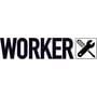 Logo med teksten WORKER og et symbol af en skruenøgle og skruetrækker.