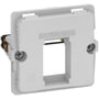 LK FUGA – Dataudtag til 1 stk. keystone konnektor, standard keystone port (ca. 19,3 x 14,8 mm), 1 modul, uden afdækning/tangent