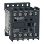 Schneider Electric hjælperelæ 4SL SP CA4KN40BW3 med 4NO kontakter og 24V DC spole monteret på DIN-skinne.