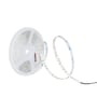 LEDlife 12W/m LED strip med 120 LED/m, 24V, RA97 og 4000K, monteret på en rulle med hvid baggrund.