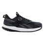 Reebok FE4 Adventure Boa sikkerhedssko, model IB3613 S1PS, i sort mesh med BOA-lukning og hvid mellemsål.