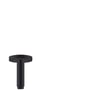 Hansgrohe HG loftbefæstigelse S til ½" brusearme, 100mm lang, i mat sort med rund roset.
