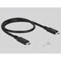 Delock eksternt M.2 NVMe kabinet med printplade, der viser elektronikkomponenter og USB-C port.
