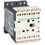 Schneider Electric TeSys K kontaktor, 9A, 3-polet med 3NO kontakter og 24V DC spole, vist fra siden med tydelige mærkatdetaljer.