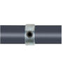 Lige invendig samling 1" (Ø33,7 mm), galvaniseret, vandrørs-fitting til stativ og reol - Pipe Clamps