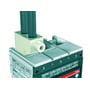 ABB kabelklemme til kobber og aluminiumsledere, viser to 240mm2 kabler monteret i en lys beige klemme til T5 630.