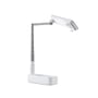 4smarts Selfie Stand LoomiPod Fold konfigureret som en justerbar skrivebordslampe med LED-lys.