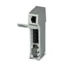 Phoenix Contact patchpanel PP-RJ-IDC med RJ45-bøsning og IDC-klemmer, skærmkontaktering og IP20-beskyttelse.