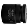 Bahco K8901M 6-kant krafttop med 3/4" firkant, 30mm. Fremstillet i Chrome-Extra for øget holdbarhed.