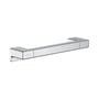 Hansgrohe AddStoris badekargreb i blank krom metal med en længde på 348 mm og et moderne firkantet design.