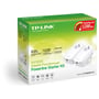 Den grønne og hvide æske til TP-Link TL-PA8010P KIT powerline-startsæt med billeder af de to adaptere.