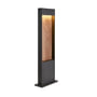 SLV Flatt Pole 65 standerlampe, IP65, CCT, rust brun/Antracit