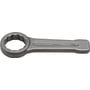 Bahco ringslagnøgle med 60 mm tolvkantet åbning, 280 mm lang, fremstillet i kraftigt specialstål med stålgrå finish.