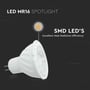 Nærbillede af V-TAC MR16 LED spot, der fremhæver SMD LED'erne for fremragende varmeafledning.