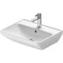 Duravit D-Neo håndvask, 600 mm x 440 mm, vægmonteret