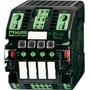 Murrelektronik MICO 4.4.10 aktuator-sensor med 4 kanaler og justerbar strøm, set fra siden med tydelige mærkater.