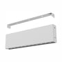 SpectrumLED 12 W LED-loftslampe med justerbar lyskulør vises med den separate, aflange monteringsskinne over armaturet.