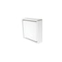 SG Armaturen Frame Square Maxi LED væg-/loftlampe i hvid, med firkantet form og flad opal diffusor, måler 310x310x77mm.