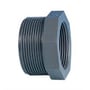 Technoplast PVC nippelmuffe med udvendigt gevind på 1 1/4" og indvendigt gevind på 1", PN 16 bar.