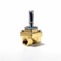 Danfoss EV250BW magnetventil NO, G 1/2", tvangsservostyret, fremstillet af messing med EPDM pakning.
