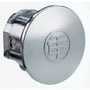 Schneider Electric forkromet blindprop ZB4SZ3, en del af Harmony style 4, vist med synlig monteringsmekanisme og logo.