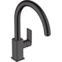 Hansgrohe Vernis Shape M35 køkkenarmatur, C-tud, 1-grebs, Sort