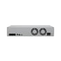 Ubiquiti UniFi Protect Network Video Recorder G2 Pro set skråt bagfra med ventilatorer, porte og den øverste flade synlig.