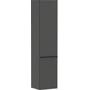 Hansgrohe Xelu Q højskab i mat diamantgrå, 400x350x1650mm, med 2 låger og integreret greb.