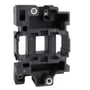 Schneider Electric spole LX1D6E7 i sort plast til 48V AC kontaktorer, viser den interne struktur.