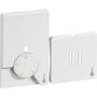 LK FUGA – Afdækning til termostat og dens føler, 1½ modul (føleren er 1 modul), hvid