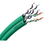 Cat 5e U/UTP dobbelt netværkskabel halogenfri, Actassi CL-C, grøn yderkappe, afmålt pr. meter (klippes) – Lauritz Knudsen