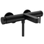 Hansgrohe Finoris kar-/brusearmatur i mat sort med 194 mm fremspring og S-tilslutninger.