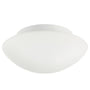 Ufo plafond, 2 x E27, loftlampe, hvid, glasskærm - Nordlux