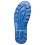 Blå ydersål på Atlas GTX 935 sikkerhedsstøvle med dybt mønster for optimalt greb, mærket med størrelse 42.