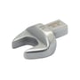Bahco gaffel indstiksværktøj med 17 mm åbning og rektangulær adapter, vist i gråt metal på hvid baggrund.