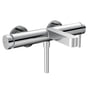 Hansgrohe Finoris kar-/brusearmatur i blank krom med 1-grebs betjening, 194 mm tud og centerafstand på 150 mm.